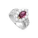 Pt900K18 Ruby R