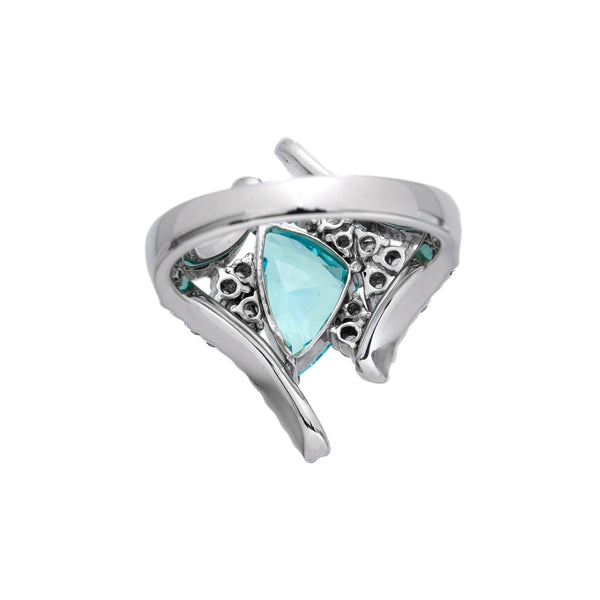 Pt900 Paraiba Tourmaline R