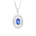 Pt900 Tanzanite PN