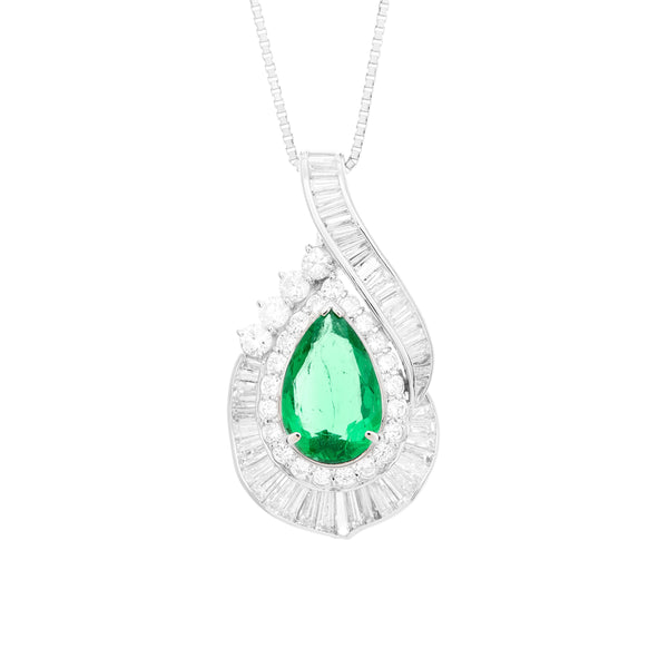 Pt900 Emerald PN