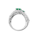 Pt900 Emerald R