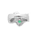 Pt900 Emerald R