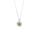 Pt900 Demantoid Garnet PN