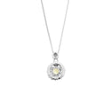 Pt900 Demantoid Garnet PN