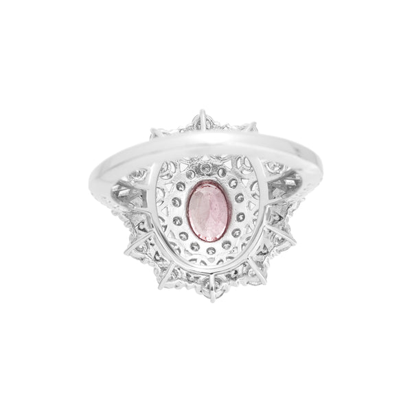 Pt950 Padparadscha S R