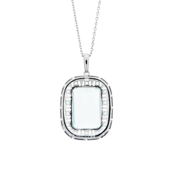 Pt950 Aquamarine PN