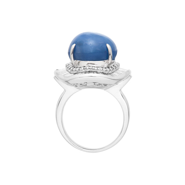 Pt900 Star Sapphire R