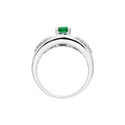 Pt900 Emerald R
