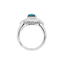 Pt900 Black Opal R