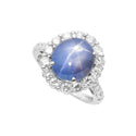 Pt950 Star Sapphire R
