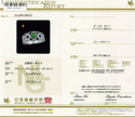 Pt900 Green Garnet R