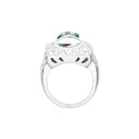 K18WG Emerald R