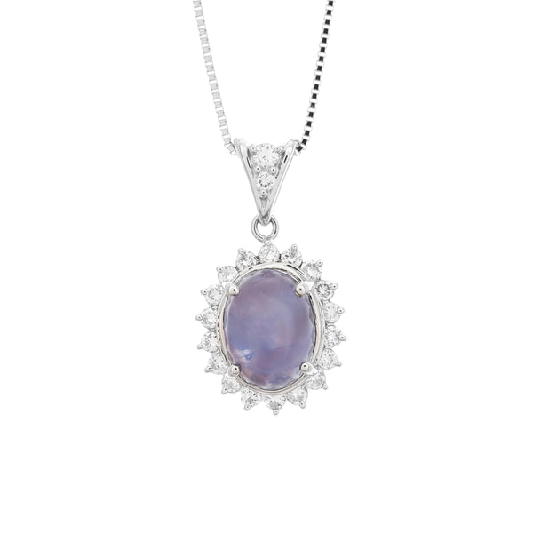 Pt900 Star Sapphire PN