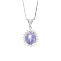 Pt900 Star Sapphire PN