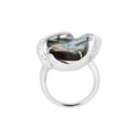 Pt900 Boulder Opal R
