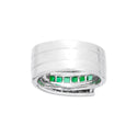 Pt900 Emerald R