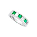 Pt900 Emerald R