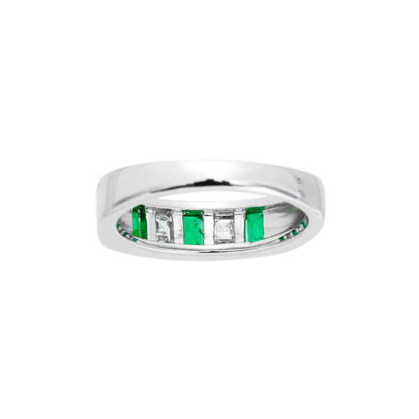 Pt900 Emerald R