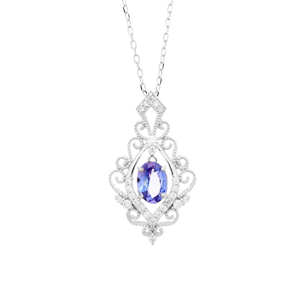 Pt900 Tanzanite PN