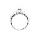 Pt900 Emerald R