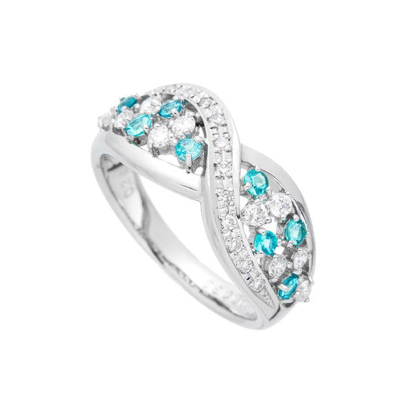 Pt900 Paraiba Tourmaline R