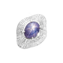 Pt900 Star Sapphire R