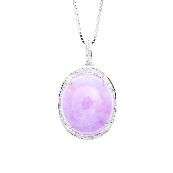 Pt900 Lavender Jadite PN