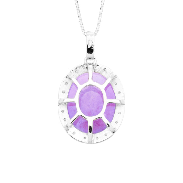 Pt900 Lavender Jadite PN