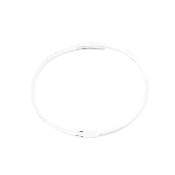 K18WG Diamond Bangle