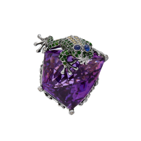 K18WG Amethyst R
