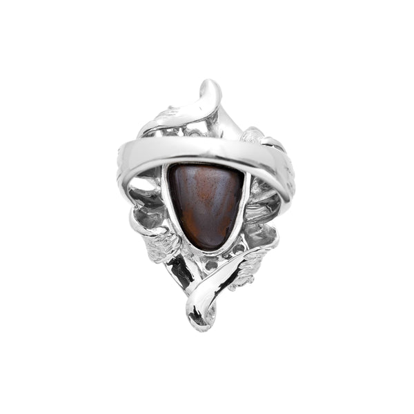 Pt900 Boulder Opal R