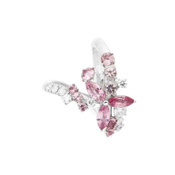 Pt900 Color Sapphire R