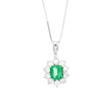 Pt900 Emerald PN