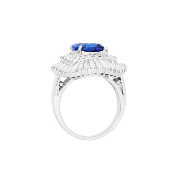 Pt900 Tanzanite R