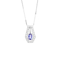 Pt900 Tanzanite PN
