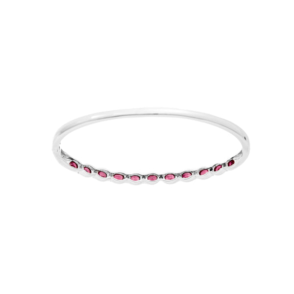 K18WG Ruby Bangle