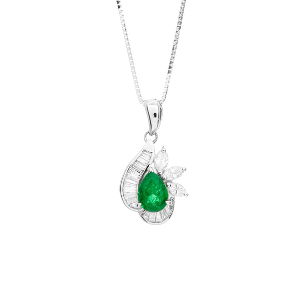 Pt900 Emerald PN