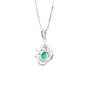Pt900 Emerald PN