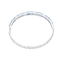 K18WG Sapphire Bangle