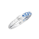 K18WG Sapphire Bangle