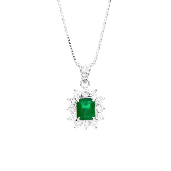 Pt900 Emerald PN