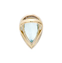 K18Pt900 Blue Topaz R