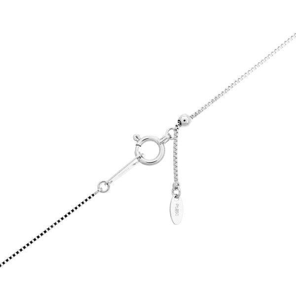 Pt900 Green Garnet PN