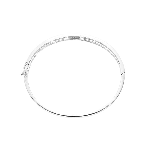 K18WG Diamond Bangle
