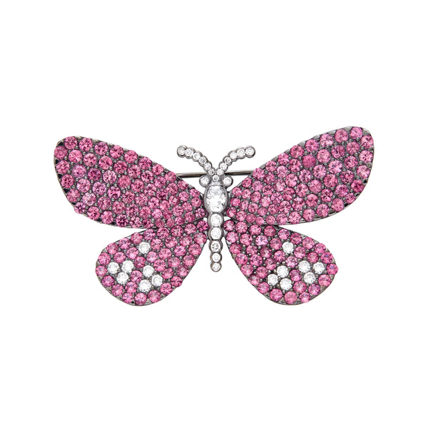 K18WG Pink Sapphire Br