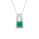 Pt900 Emerald PN