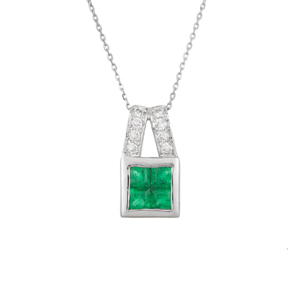 Pt900 Emerald PN