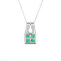 Pt900 Emerald PN