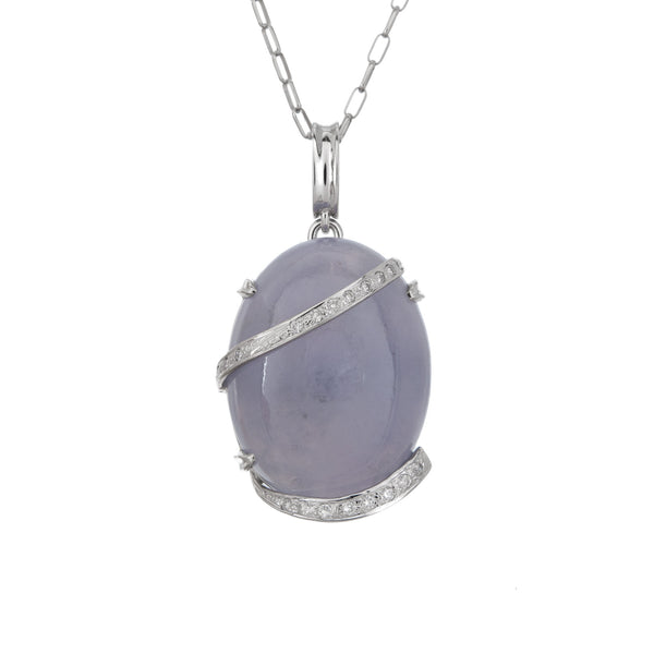 Pt900 Lavender Jadite PN