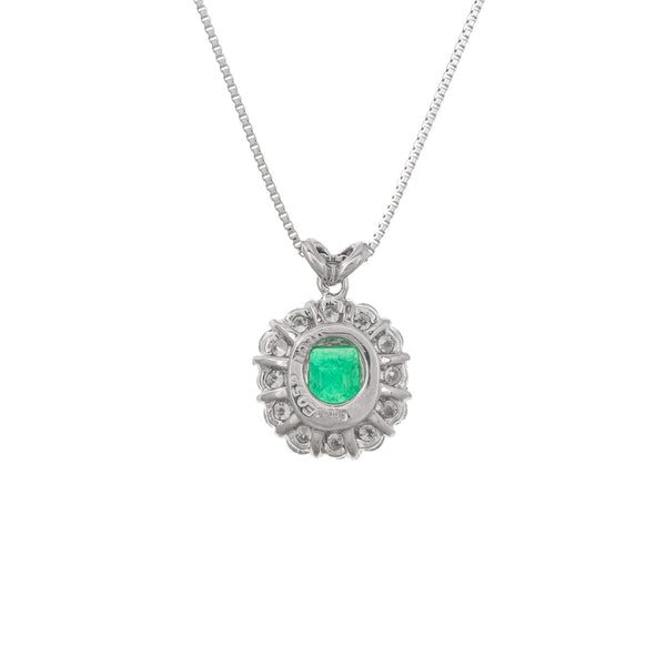 Pt900 Emerald PN